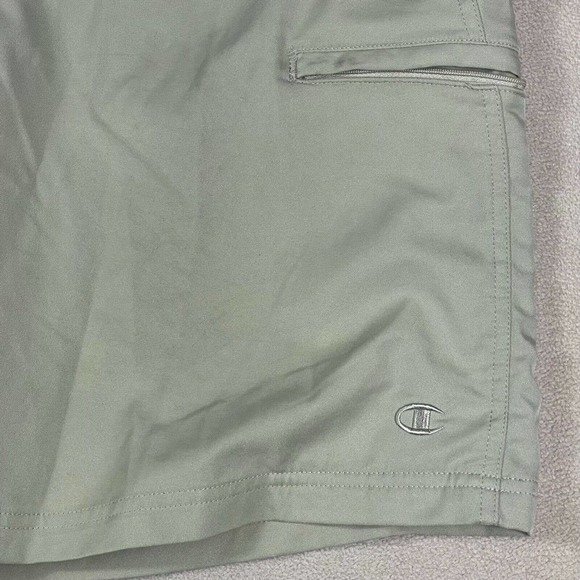 Champion Mens 34 Cargo Hiking Shorts Light‎ Green/Mint Mid Rise Regular Fit - Picture 3 of 12